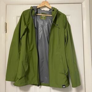 REI cycling rain jacket in a size medium